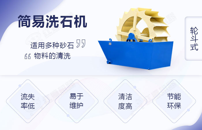 輪斗式洗砂機優勢展示