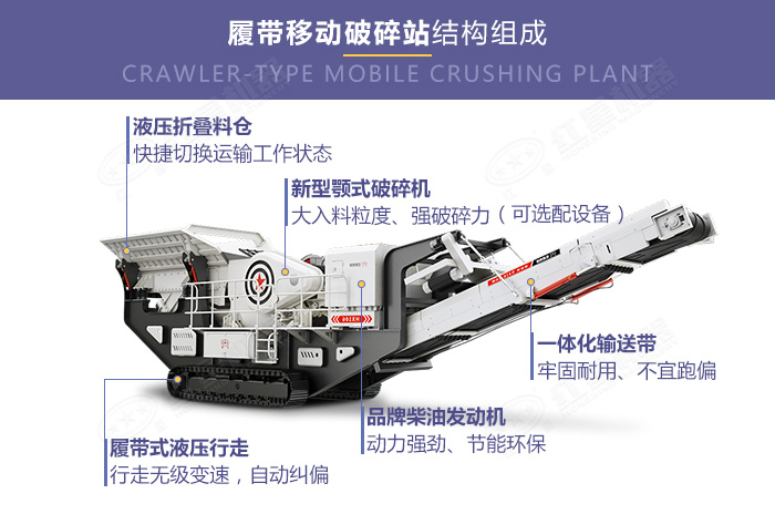履帶式移動石子破碎機細節展示 履帶式移動石子破碎機細節展示