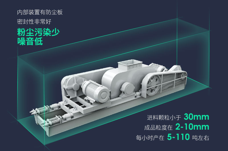 沙石粉碎機內部環保設計